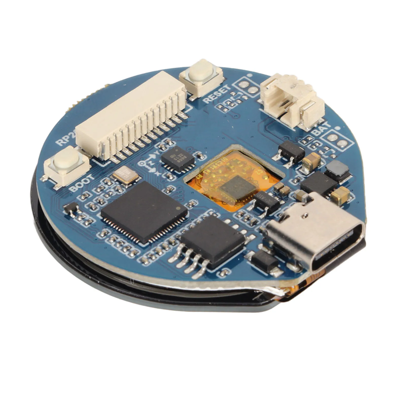 Плата разработки микроконтроллера RP2040 для Raspberry Pi Pico с круглым сенсорным