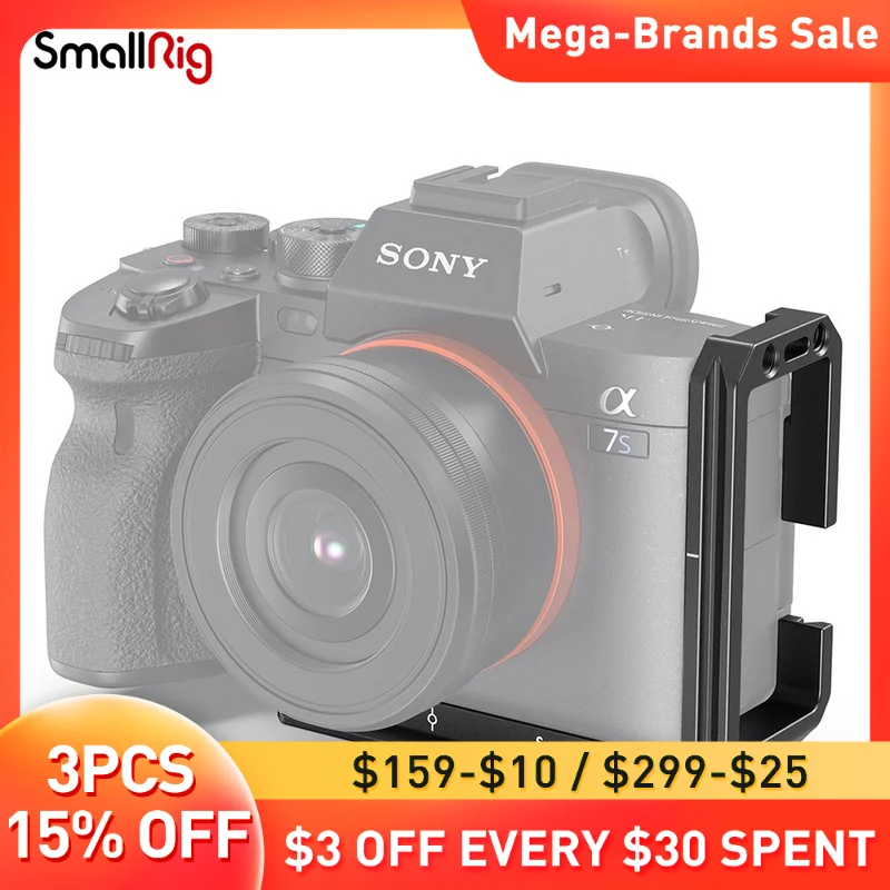 SmallRig A7S3 A7siii Arca-Type L-образный кронштейн для SONY Alpha 7S III камера L Пластина Монтажная