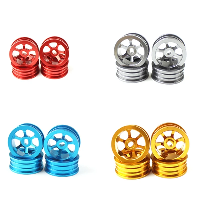 4 шт. металлический обод колеса для Wltoys K969 K979 K989 P929 Iw04m Awd Iw02 Mini-Z Mini-Q Mini-D 1/28 RC Drift Car