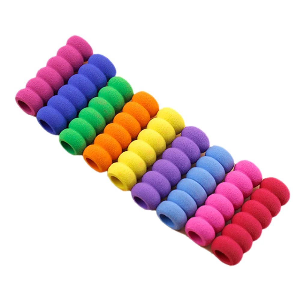 

40pcs Kids Pencil Aids Sponge Pencil Grippers Writing Correctors Writing Grips for Gift Shop School Children