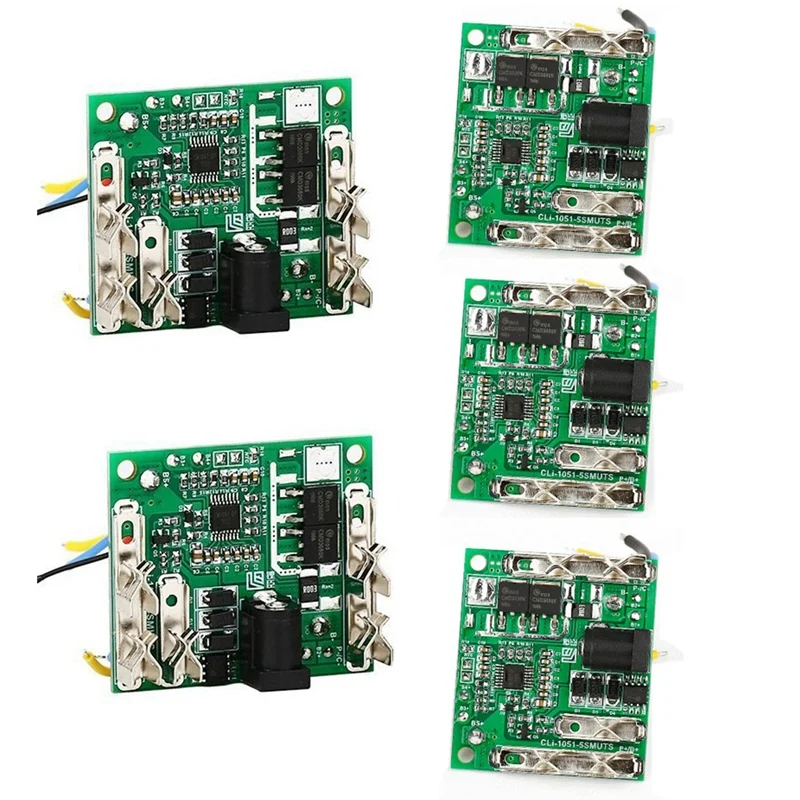 

GTBL 5 шт. Φ 18 в 21 в 20A Защитная плата для зарядки аккумулятора, защитная печатная плата для литиевой батареи, модуль BMS для электроинструмента