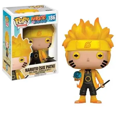 Фото Фигурка Funko Pop Наруто Шесть Путей 186 #   Виниловая фигурка 10 см, коллекционная кукла из ПВХ, игрушка для детей, подарок на день рождения, карнавальный подарок №2