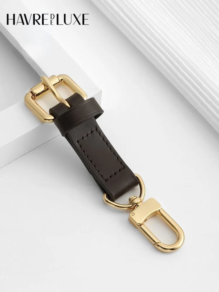 Wide bag strap transformation Bag30 shortened by leather shoulder strap armpit belt adjustable buckle shortened accessories