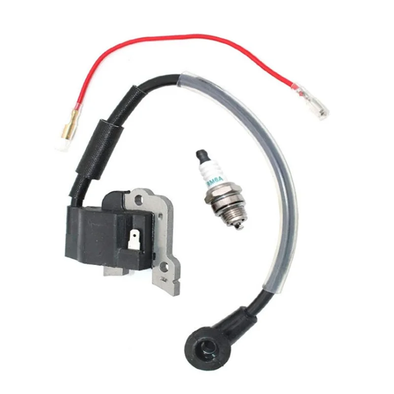 Фото Новый для Shindaiwa T261 T261B M230 C230 AH231 C230 T230 T231 C230PT P230S Детали двигателя Катушка зажигания Свеча зажигания для газонокосилки Mo №4
