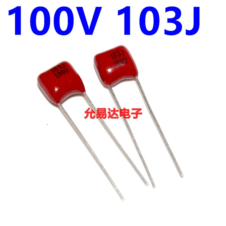 

10 шт./фотоконденсатор 100 в, 0,01 J, шаг 5 мм, 10 нФ, мкФ