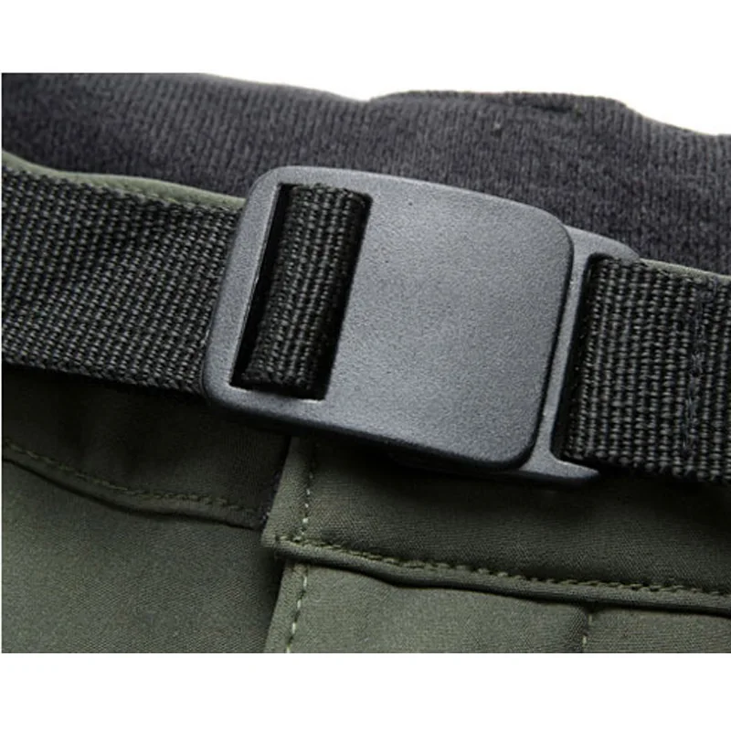 Top Quality 2022 Outdoors Autumn Winter Thicken Fleece Thermal Warm Soft Shell Stretch Waterproof Military Trousers Men