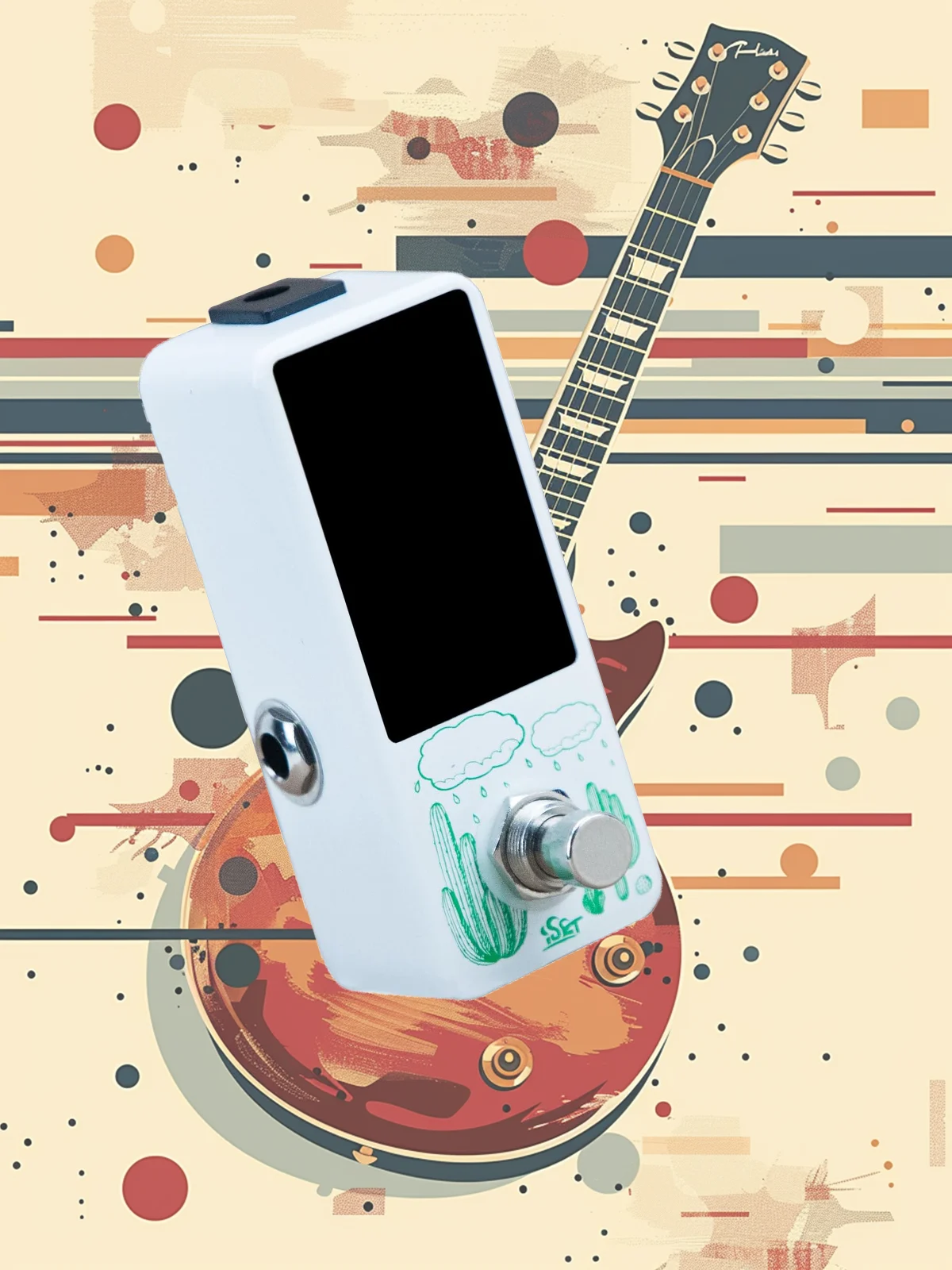 ISET PD-14 высокоточная Хроматическая Авто гитара с ЖК-дисплеем для басов Volin True Bypass