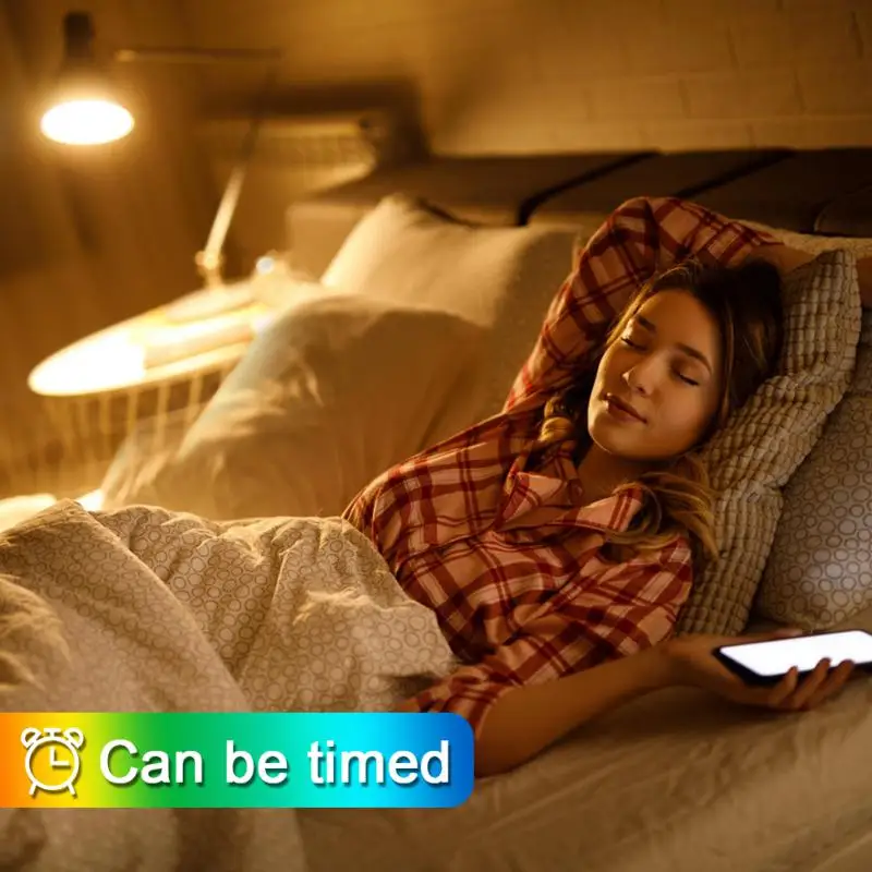 

Smart Tuya Bluetooth-compatible Smart Led Bulb E27/B22 RGB Dimmable APP Control 10W 1000LM Led Light Bulbs Smart home