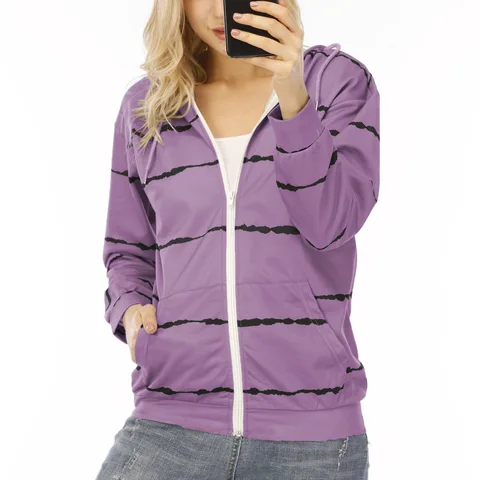 Уличный трендовый свитер 2023, Зимний пуловер с капюшоном, с принтом в клетку, с карманами на молнии, Свободная Повседневная Женская толстовка
