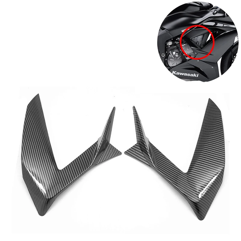 

Motorcycle ABS PLASTIC Hydro Dipped Carbon Fiber Finish Side Lower Infill Panel Fairing For KAWASAKI Ninja ZX6R 2013-2018