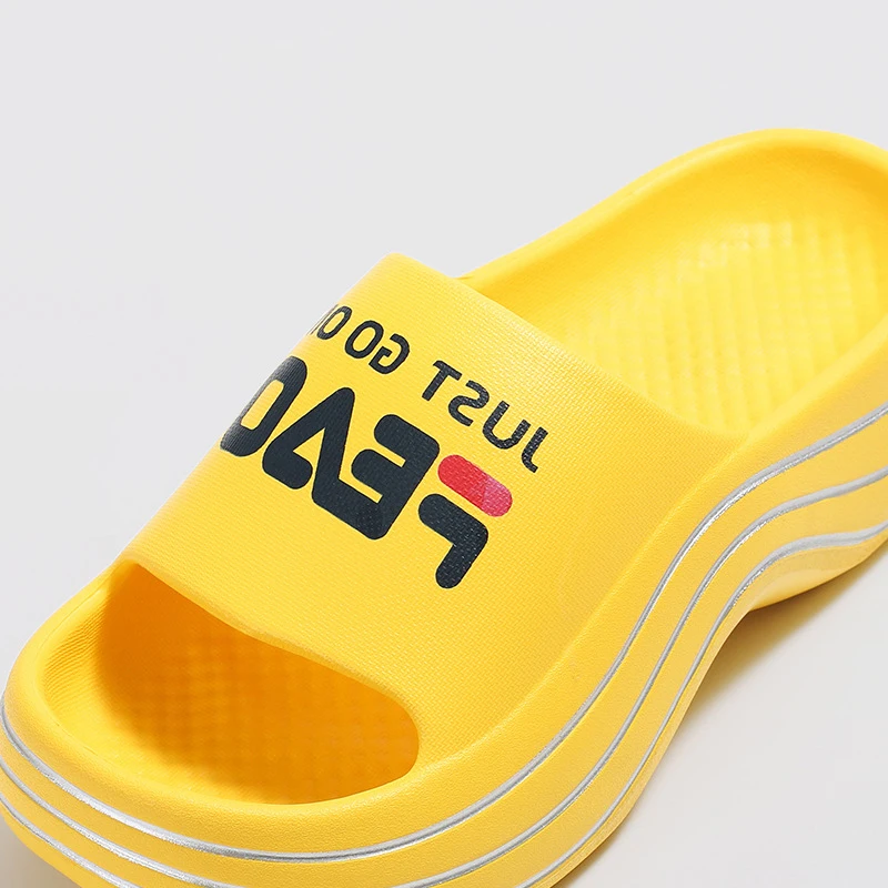 8258 EVA Candy Color Cute Slippers Thick Sole Comfy Shoes for Women Soft Lightweighted EVA Summer Slides Outdoor Casual Slides