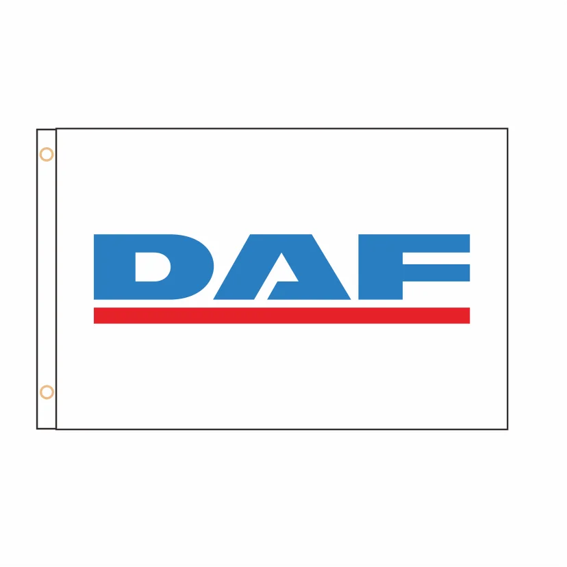 

Free Design DAF Trucks Flag Banner 2ft*3ft 3ft*5ft Home Gift Party Indoor Outdoor