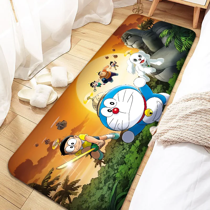 Дверной коврик нескользящий для входа милый мультяшный D-Doraemons моющийся кухонный