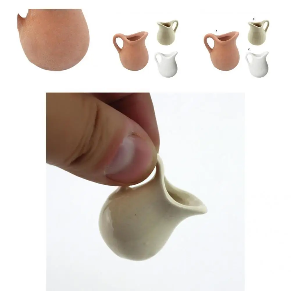 

Pretend Play Scene Model Pretend Play Ceramics Flower Pots for Yard Scene