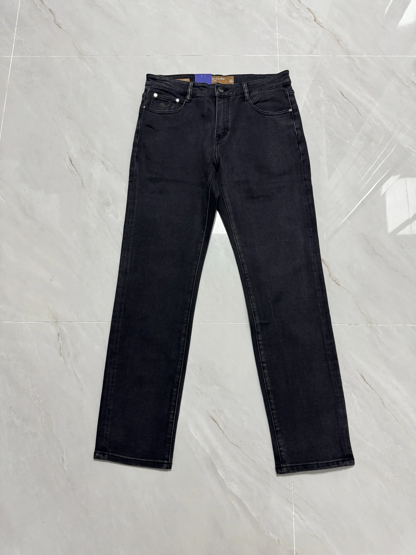 Фото Джинсы BLSK CPRT из плотного хлопка для мужчин, осень-зима 2026, новые, эластичные, удобные, модные, прямого кроя, большие размеры 29-40, длинные брюки №3