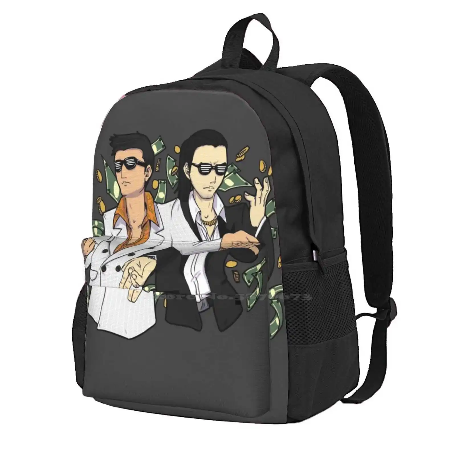 

Make It Rain [ Yakuza 0 ] Hot Sale Backpack Fashion Bags Yakuza 0 Ryu Ga Gotoku 0 Kazuma Kiryu Majima Goro Make It Rain Kiryu