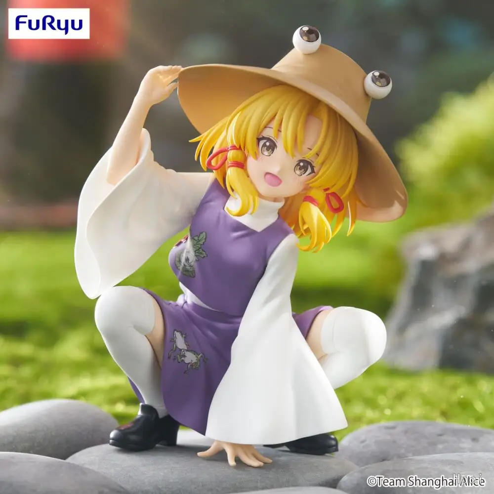 Фото В наличии: Фигурка FuRyu Noodle Stopper Touhou Project Мория Суако, 9 см, ПВХ, аниме-фигурка, модель, подарки, оригинальная коллекционная вещь №3