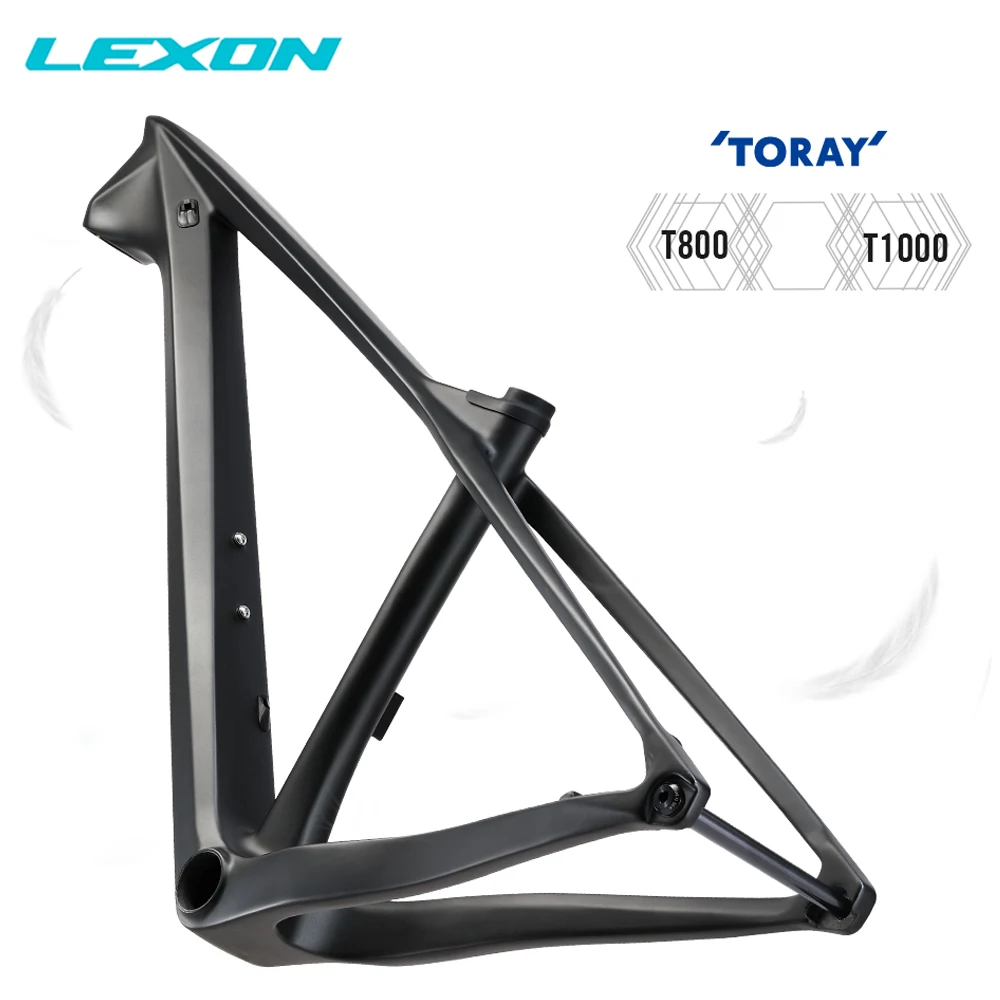 

Lexon Carbon MTB Frame 29er Mountain Bike Hardtail 148*12mm 12*142 QR135 MTB Bicycle Frames 15/17 inch Headset Seatpost Parts
