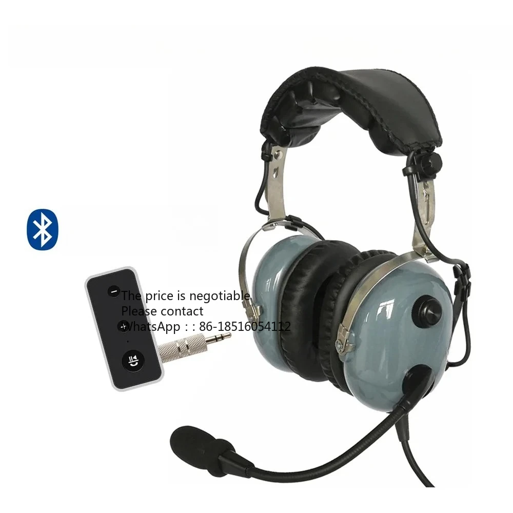 Фото UFQ Grey P28 Авиационная гарнитура бесплатно с Bluetooth-адаптером и сумкой Отличная пилотная гарнитура PNR с динамиками Hi-Fi класса Bose №1