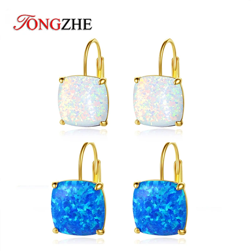 

Серьги-гвоздики Женские квадратные из серебра 925 пробы с кристаллами