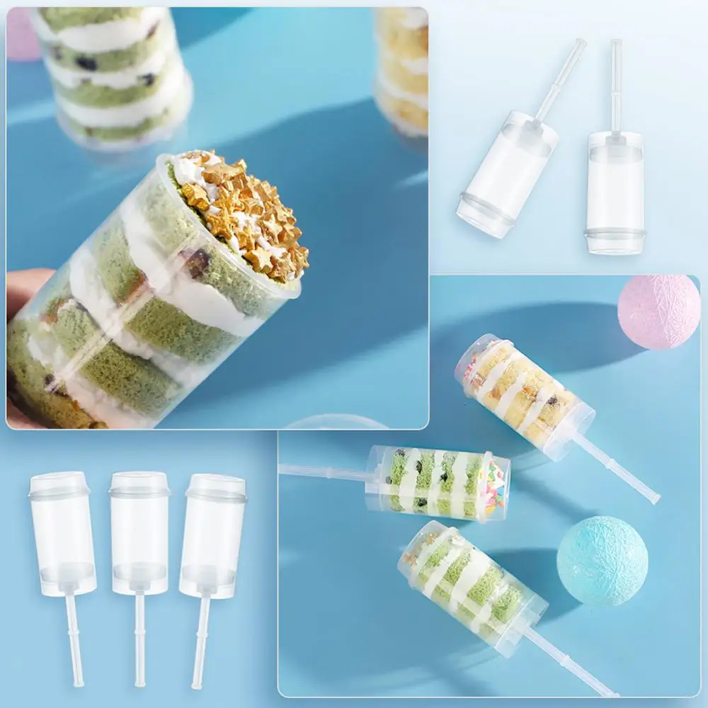 Cake Pusher Push Cone Cake Drum Push Cone Round Cake Tool Mold Plastic DIY Baking Cake Tools Food Pusher Ice Cream Soap Flower