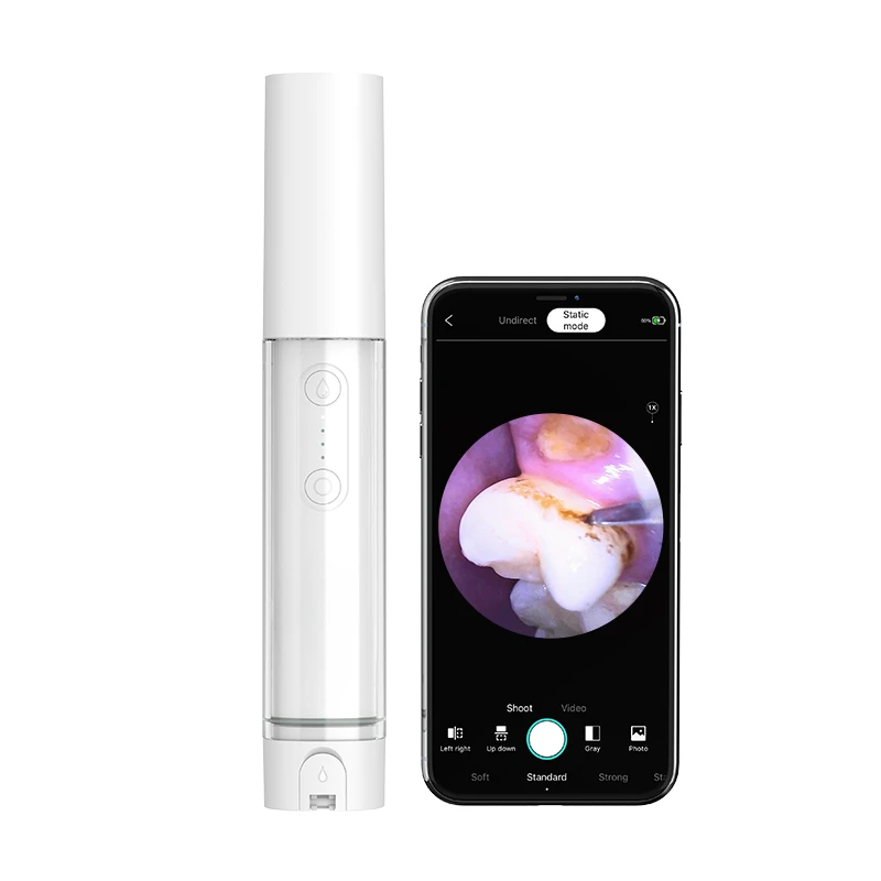 

Wifi 1080P HD Tooth Cleaner Tartar Remover Plaque with LED Light IPX7 Water Molecules 10MP Visual Clean