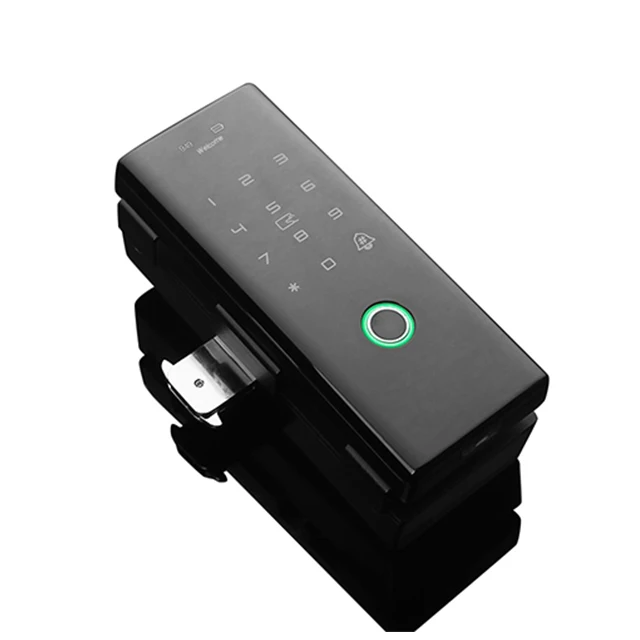 

Keyless Sliding Locks Tuya App Wifi 1 Inch Digital Lockset Smart Gate Rim Slide Glass smart Door Lock