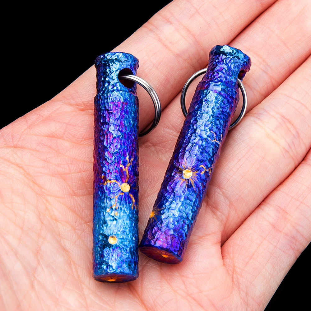 Ручная резьба титановая Герметичная Бутылка мини-бутылка для лекарств