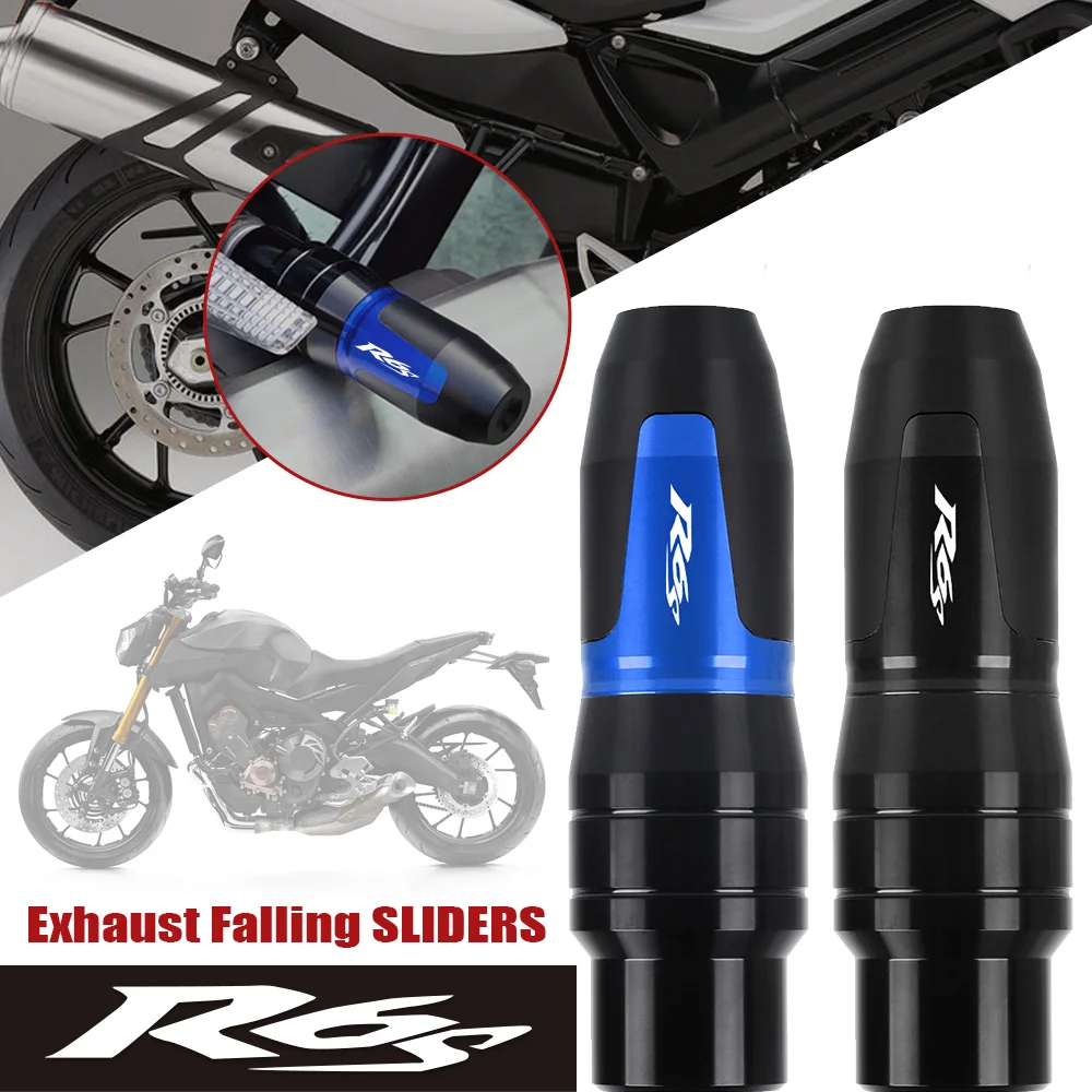 

FOR YAMAHA R6S VERSION 2006 2007 2008 2009 Motorbike CNC accessories Exhaust Frame Sliders Crash Pads Falling Protector
