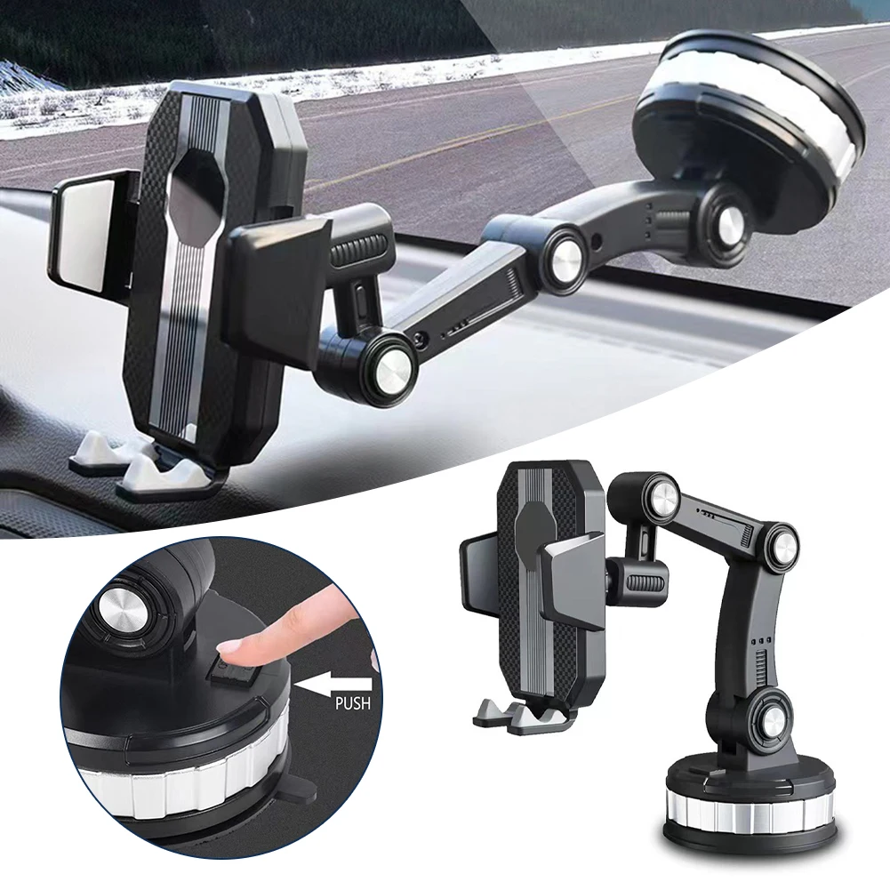 

Large Suction Cup Rotating Phone Holder Adjustables Car Phone Holder Stand for Automotive Car