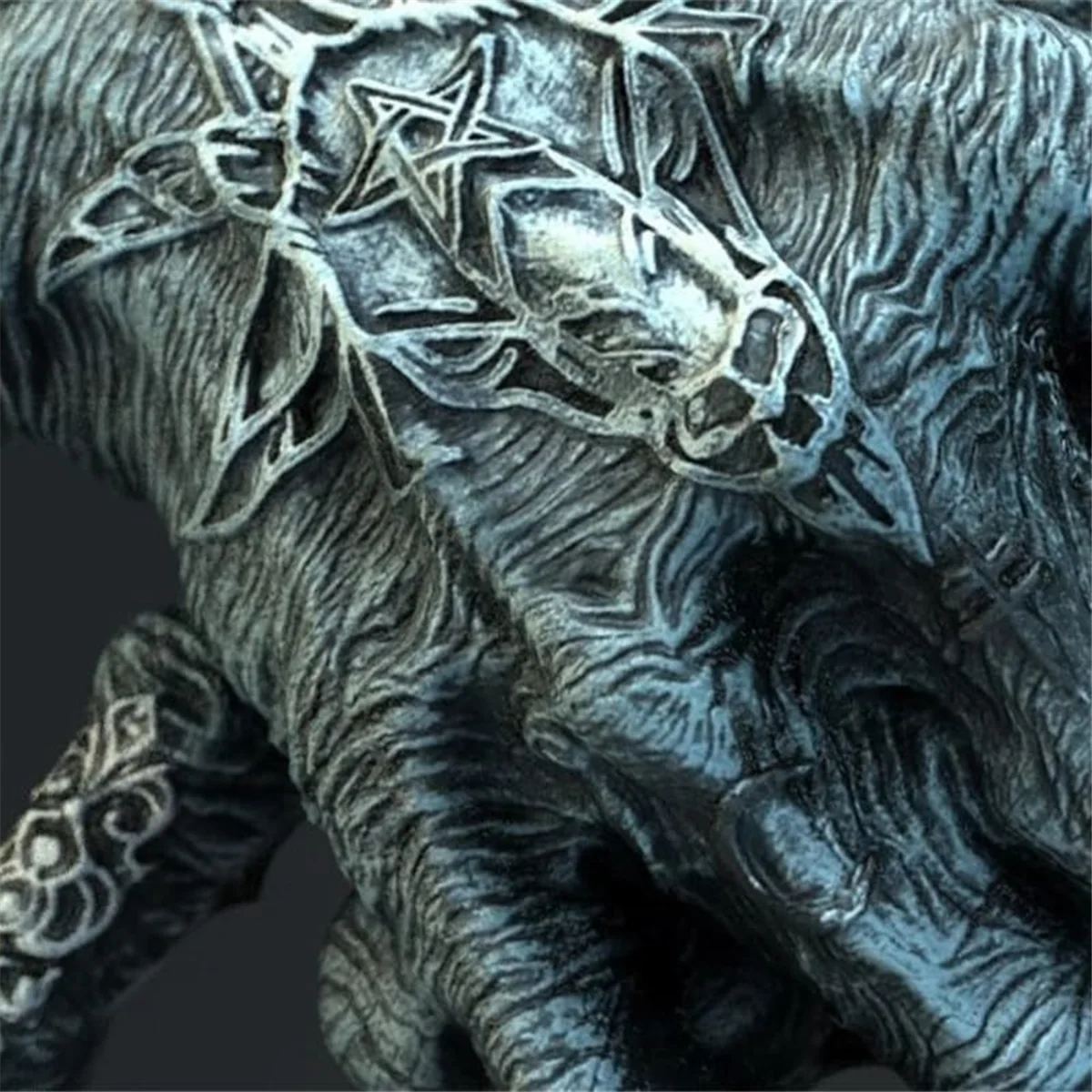 Baphomet пентаграмма коготь раньше свободно стоящий налет дьявол украшение статуи