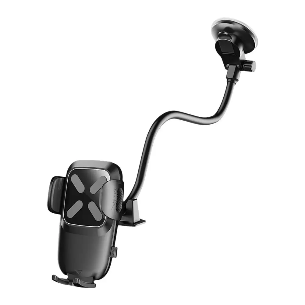 Универсальный автомобильный держатель на присоске с длинной ручкой для телефона
