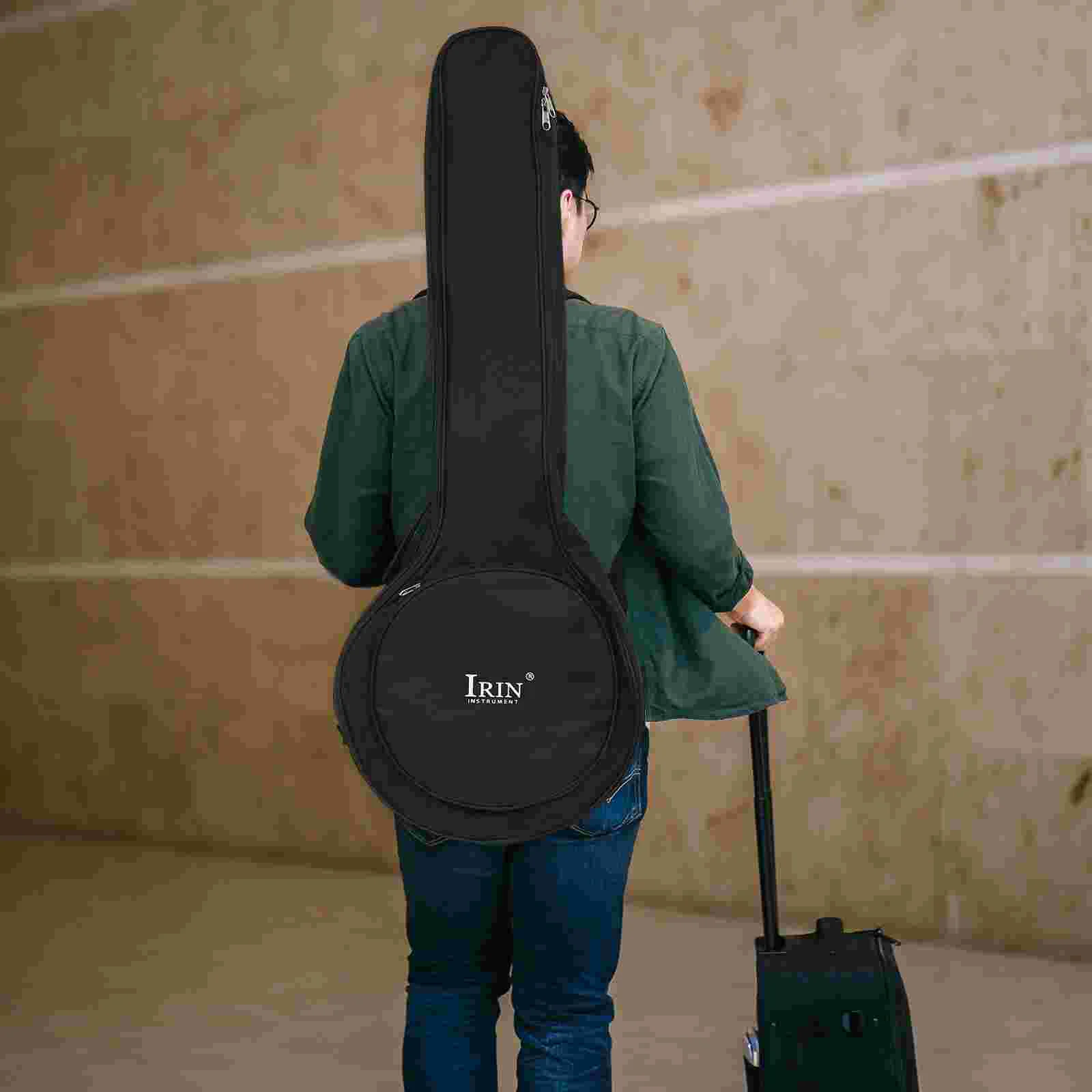 

Banjo Strap Backpack Travel Ukulele Gig Bag Suitcase Portable Carrying Gigbag Open