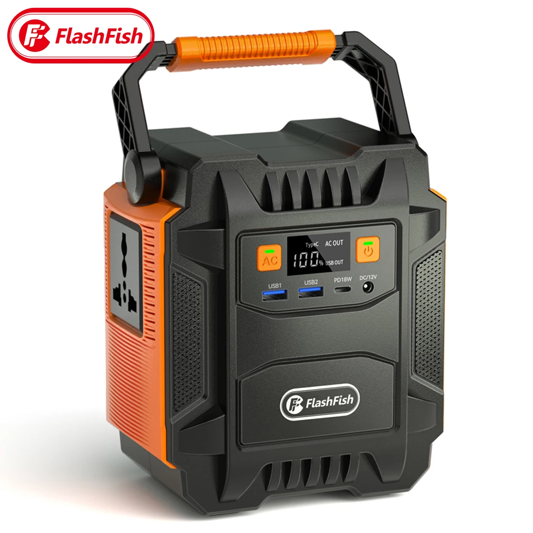 200W Power Station 110V 220V 48000mAh Portable Solar Generator Battery Supply 172Wh Emergency Lighting For Outdoor Camping |