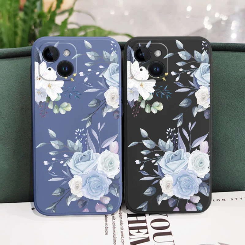 Силиконовый чехол для iPhone 15 14 13 12 11 X XR XS SE2 SE2020 8 7 6 6S Plus Pro Max Mini