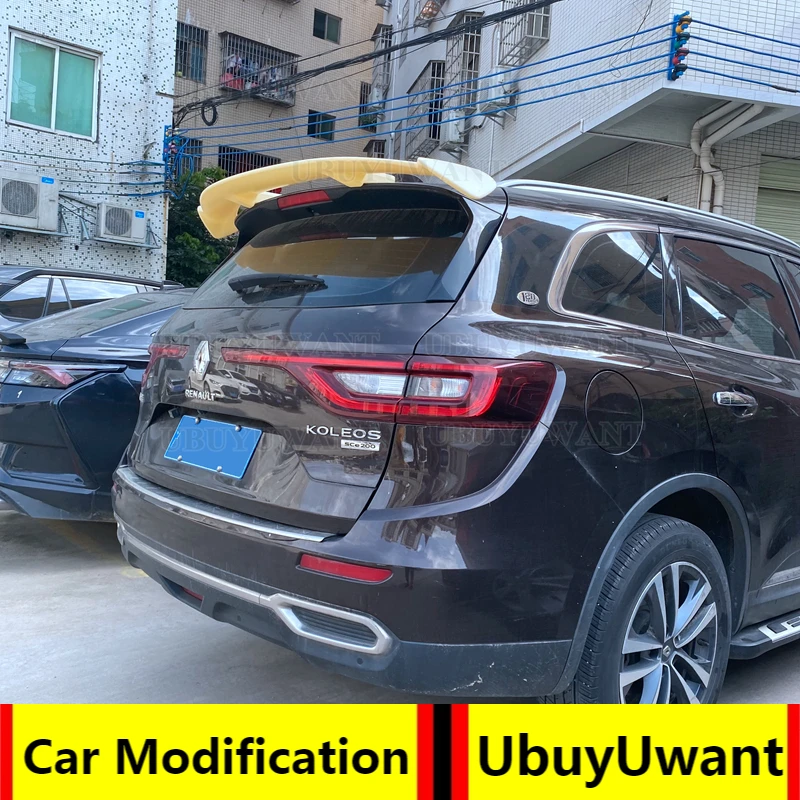 

Спойлер для Renault Koleos 2016-2020, высококачественный корпус из АБС-пластика и углеродного волокна, аксессуар для хэтчбека