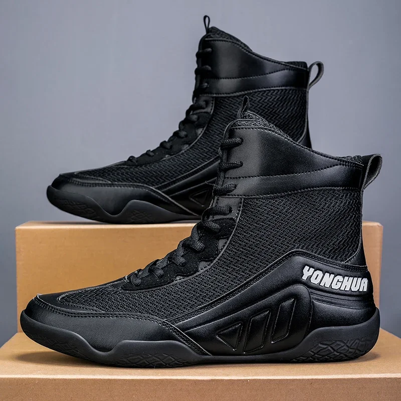 2024 популярные мужские борцовские туфли боксерские кроссовки высшего качества