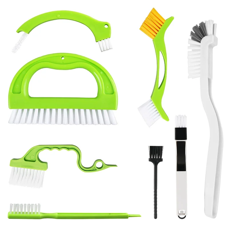 

8 Pack Grout Cleaner Brush, Hand- Groove Space Cleaning Tools Tile Joint Scrub Brush to Deep Clean