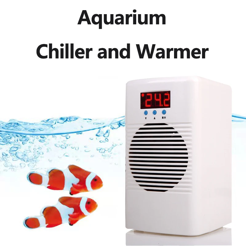 

110-240v Aquarium Water Chiller Or Warmer Cooler Semiconductor Temperature Control For Shrimp Tank Marine Coral Reef Fish Tank