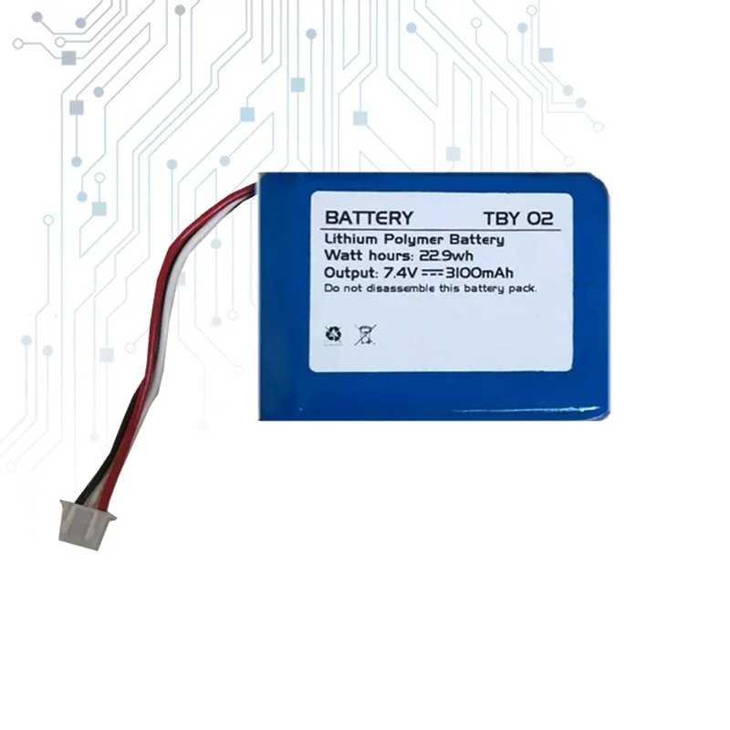 Сменный аккумулятор TBY 02 емкостью 3100 мАч для EMTEK AOR550 AOR600S AOR500s