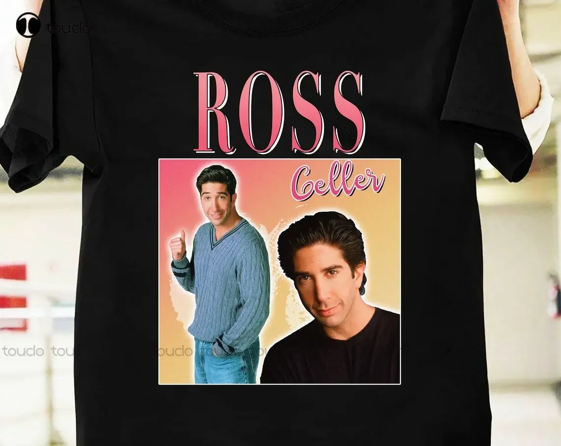Ross Geller Vintage T-Shirt Shirt David Schwimmer Friends Tv Series Shirts Comedy Fan New