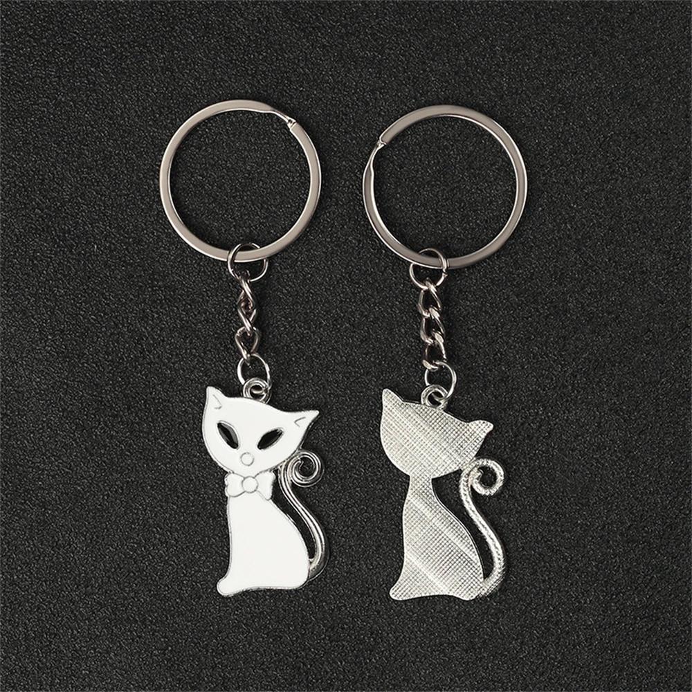 2 шт. брелки для ключей в виде кошки