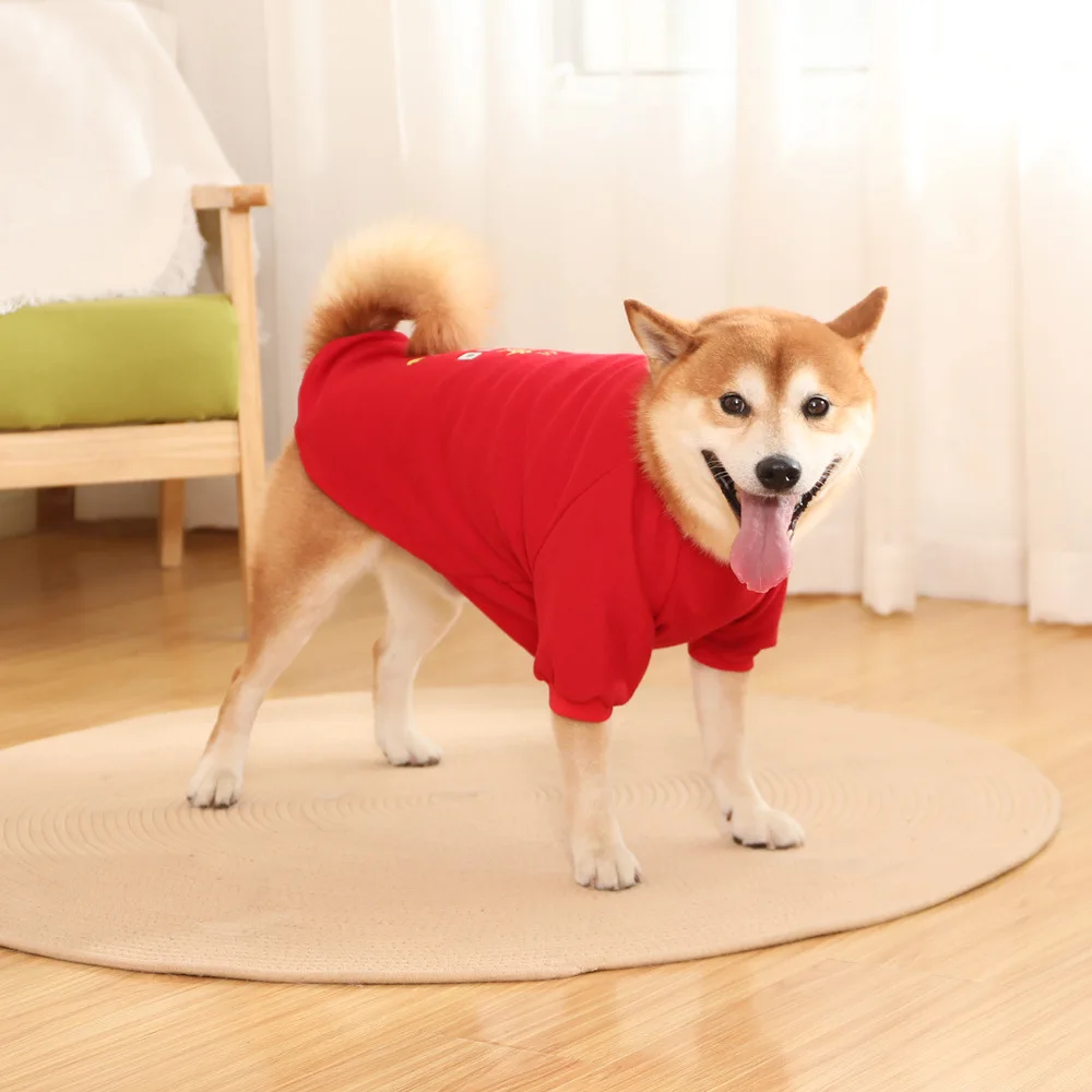 

Red Dog Clothes for Small Dogs French Bulldog Clothes Puppy Clothes