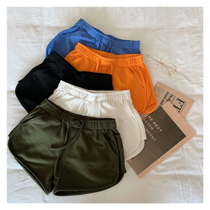 2022 летние дешевые брюки Pantalones Cortos Blank однотонные для тренажерного зала