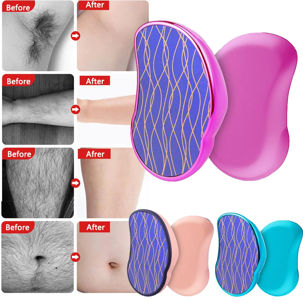

Новинка, Хрустальный ластик для удаления волос, искусственный безболезненный эпилятор, Легкая очистка, многоразовые инструменты для ухода ...