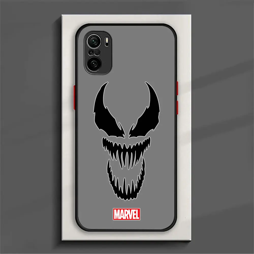 Черный чехол для телефона Marvel VENOM OPPO RENO 6Z 7 7Z 8 8Z 8T A1 F19 A95 F21 REALME C1 F5YOUTH FINDX5 LITE PRO PLUS 5G