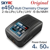 skyrc e450 50w 4a multi chemistry charger rc drones fpv quadcopter battery charger for 2 4s lipo life lihv 6 8s nimh battery