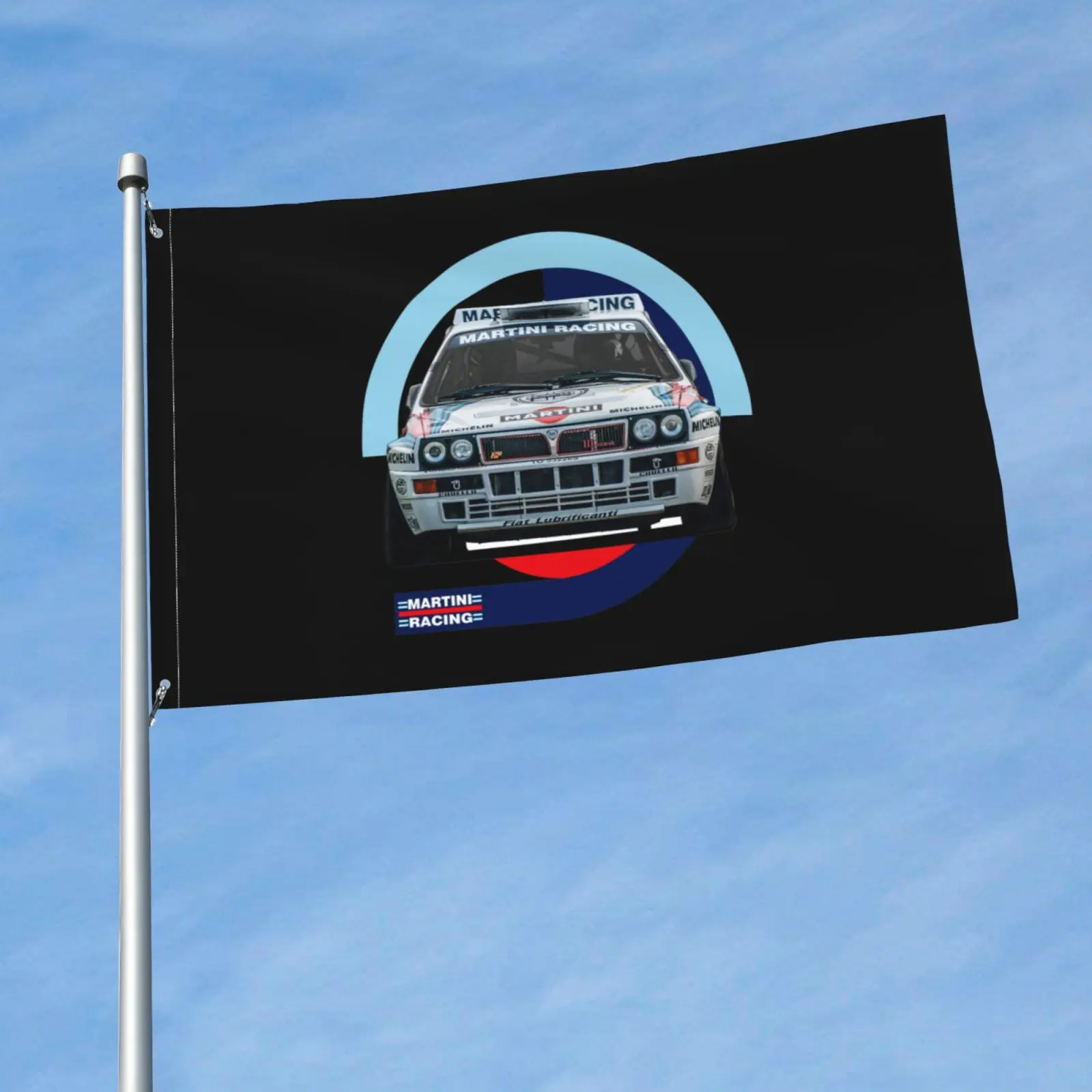 Классический раллийный флаг Lancia Delta Integrale рекламный баннер для вечерние домашний