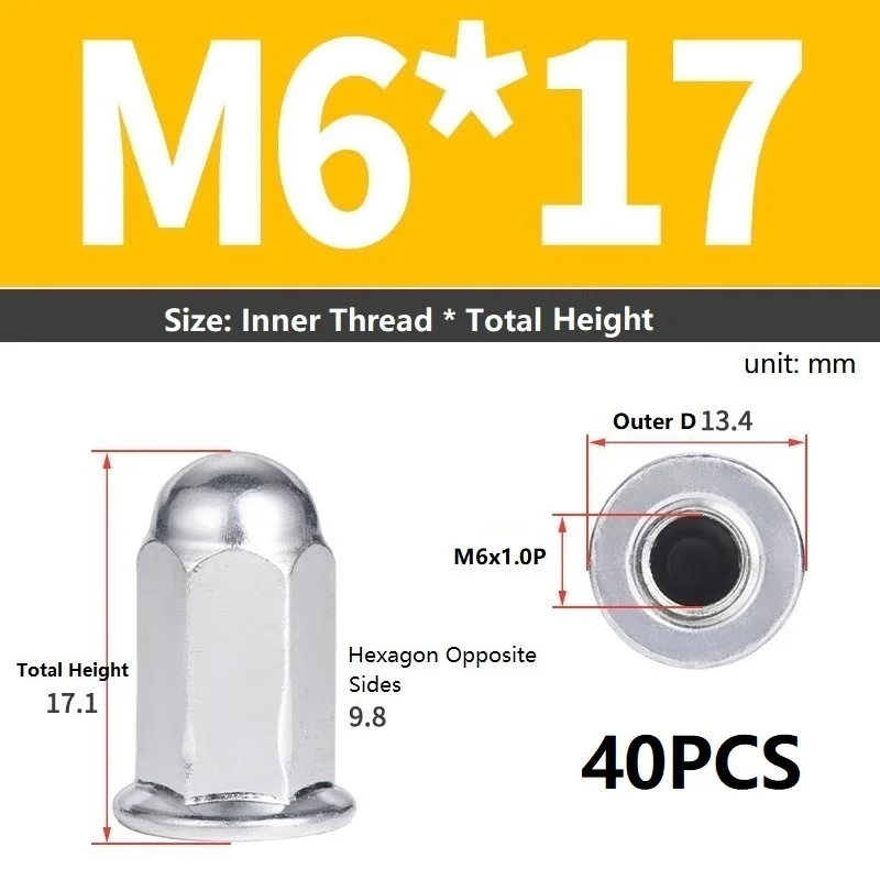 

Стальные фланцевые гайки M5 M6 M8 M10