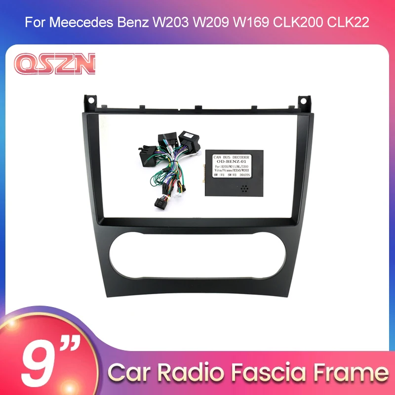 

9 inch Car DVD Frame Audio Dash Trim Kits Facia Panel Radio Player 2DIN For FIAT Perla 2009 Albea/Siena/Palio 2010-2017PLAY Kit
